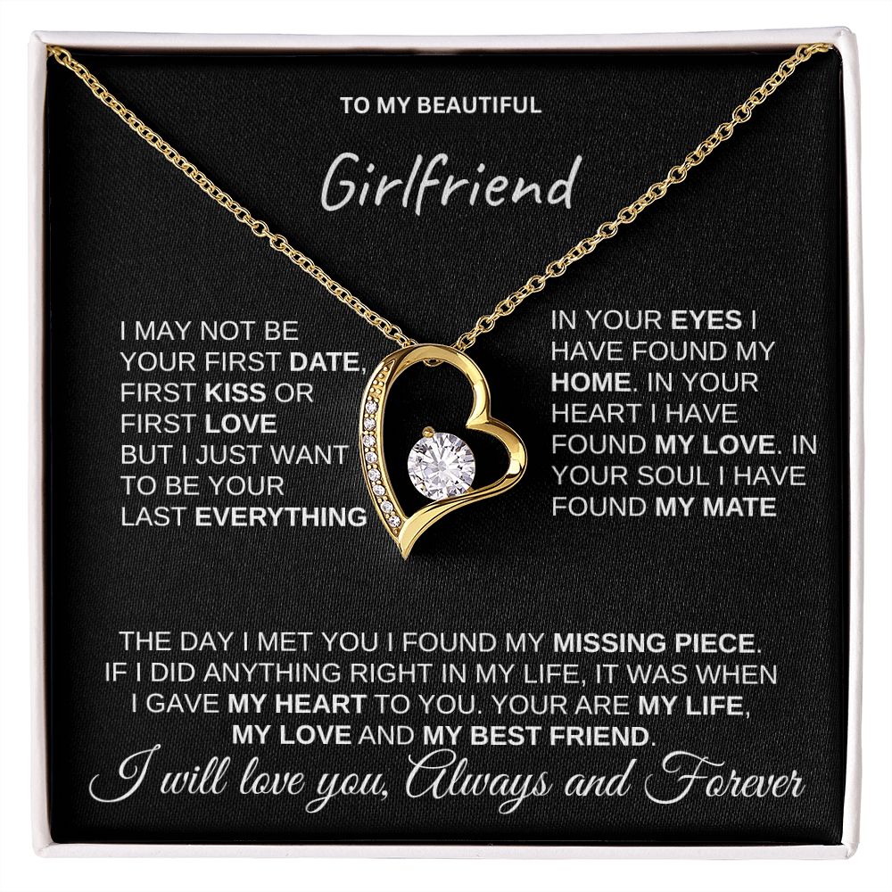 GIRLFRIEND BLACK FOREVER LOVE Mother's day